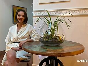 I Feel So Aroused as Eve Takes a Sexy Bath, Showing Off Shaved Pussy and Pierced Nipples in Solo Softcore Bliss.