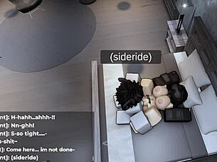 oh my god, this cute big ass slut loves getting soaked in cum!