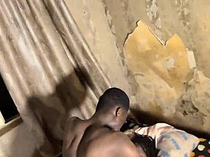 African babe from nigeria enugu state nailed hard by tough guy