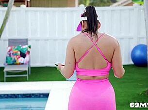 Oh yeah, check out this hot milf Carmela Clutch working her big ass in intense cowgirl and doggystyle action.