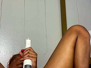 edging my wet pussy lips right in front of my best friend slowly