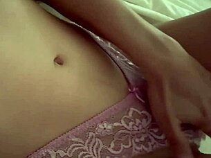 mexican latina beauty shoves dildo deep solo without husband home!