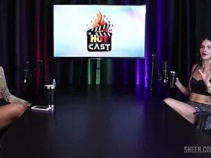 debora andrade and vitoria beatriz shine in hot cast moments - part 1 on sheer red 🔥