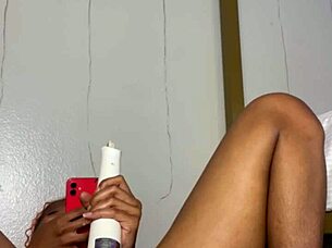 edging my wet pussy lips right in front of my best friend slowly