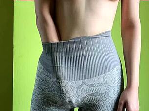 Intense Petite Amateur With Shaved Pussy And Natural Tits Masturbates Using Dildo In Homemade Video