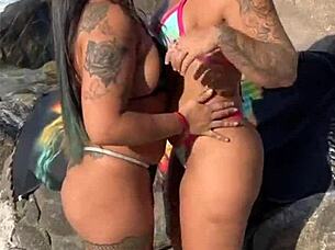 We craved big black cock and cum so we went hunting while our husbands drank!