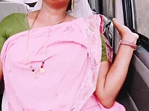 sexy indian bhabi cheats on husband during long drive for romantic pussy fucking with boyfriend using dirty talks