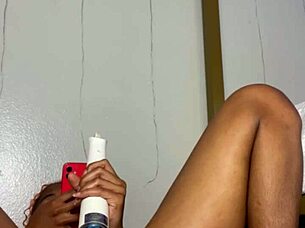 edging my wet pussy lips right in front of my best friend slowly