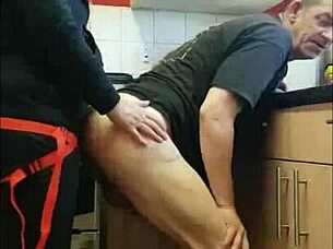 I feel so turned on handling small dicks just like big ones. Bent over with strapon fucking my friend until orgasm hits hard.