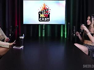 debora andrade and vitoria beatriz shine in hot cast moments - part 1 on sheer red 🔥