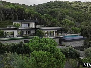 Hey, isn't it hot how this beautiful redhead loves riding that massive cock with passion?