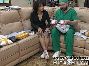 Nicole Luva invites viewers to join her intimate bedtime experience.