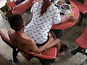 Thai Girl Invites Boyfriend's Friend For Bedroom Creampie Encounter