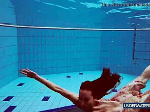 Martina the hot Croatian keeps up her steamy show in the shower outdoors.