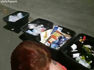 Brazen Kiwi Trashy Bitch Gets Pissed on Publicly on Sidewalk Amid Motorist Yells