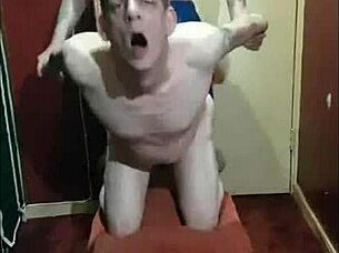 I feel so turned on handling small dicks just like big ones. Bent over with strapon fucking my friend until orgasm hits hard.