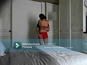 Colombian Prostitute in Amateur Group Swingers Session Without Condom