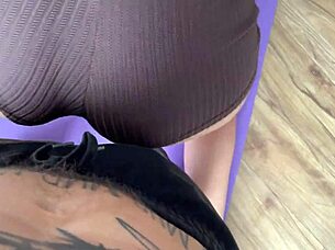 Oh babe from yoga class, she gets penetrated in pov, like real quickie style.