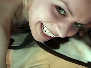 Shaved Pussy Gets Hot for Ass to Mouth Action with Big Cock Cumshot