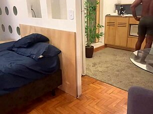 Wife Catches Husband Fucking Maid's Ass Then Demands Big Cock Anal Action Too