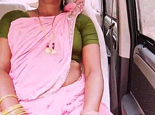 sexy indian bhabi cheats on husband during long drive for romantic pussy fucking with boyfriend using dirty talks