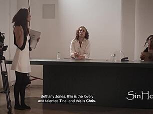 I feel so desperate and horny fucking this casting director roughly on the sofa to land that role.