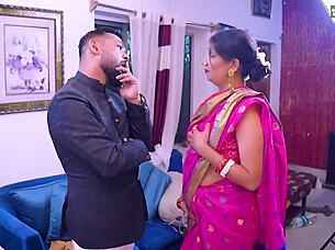 Husband Shares Innocent Wife with Friend in Hairy Chubby Threesome