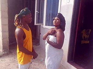 my neighbor brick layer pounded me rough in uncompleted building