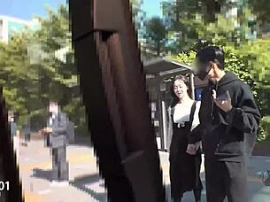 what happens when you pick up a free use korean slut on the street for doggystyle sex?