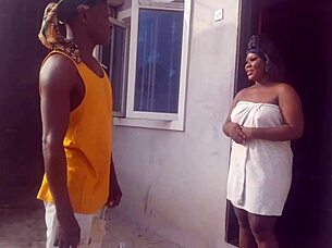 my neighbor brick layer pounded me rough in uncompleted building