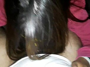 Enjoying a warm drink on the sofa