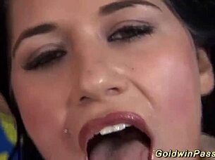 Teens First Extreme Anal Toy Instruction With Oiled Deepthroat Gagging Choking Orgasm