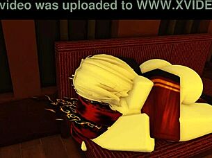 In Roblox x Limbus Company, FAUST HELPS OUT DANTE and they END UP HAVING a ROUGH FUCK