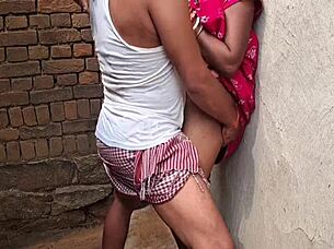Beautiful Bhabhi Saree Fantasy Rough Fucked by Devar with Cumshot Passion