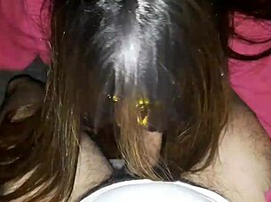 Enjoying a warm drink on the sofa