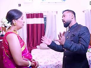 Husband Shares Innocent Wife with Friend in Hairy Chubby Threesome