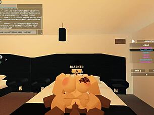 casual blacked scene with big black cock pounding wet pussy in doggystyle