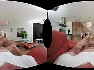 Samantha Jolie is all about that VR sex and toying her pussy, loving every second! 😍🔥