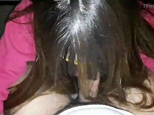 Enjoying a warm drink on the sofa