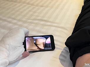 hey stepmother, can you help your guy with broken arms to cum in bed?  