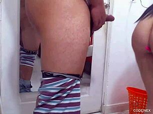 Anal and facial for the cute latina boss in wild session 🍑💦