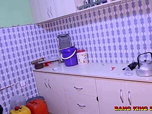 African Sex Addicted Wife Latina Hints at Masturbating with Local Dildo in Private Room