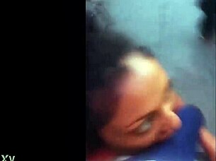 Priya Rai casually sucks dick in the gym setting