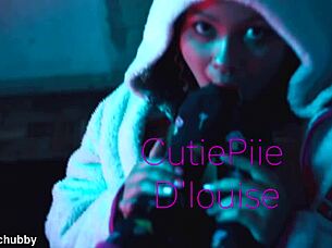 bbw ebony lesbian worships feet on her petite tattooed girlfriend passionately