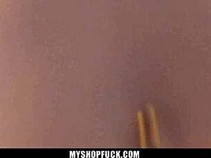 LP OFFICER SUSPECTS CECELIA TAYLOR OF SHOPLIFTING AND DETAINS HER FOR INTERROGATION - MYSHOPFUCK!