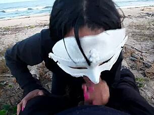 Summer Nears With Eager Beach Anal Creampie Desires Building Up