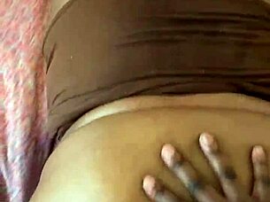 Pregnant ebony girlfriend creams wildly all over my hard dick during sex.