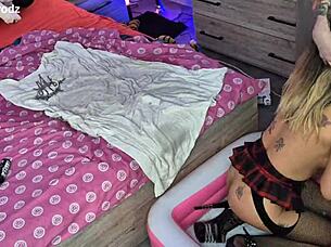 jurkea del mar gets milk puk3 anal fisting with ass stretched to limits spews milks drinks vomit and puk3s again