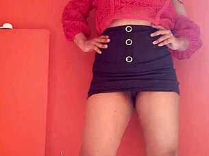 The exotic latina brunette performed an erotic dance, showing her big natural tits and wet pussy sensually