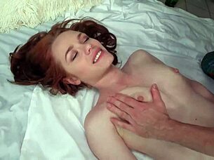 oh man, this sensual massage turns into passionate fucking with redhead latina in doggystyle bliss